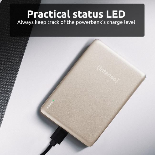 Портативний зарядний пристрій USB 5000MAH MAG CHAMPAGNE MW5000 7344021 INTENSO