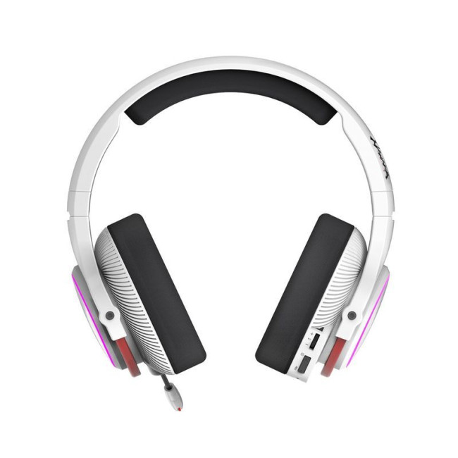 Ігрові бездротові навушники з мікрофоном, RGB, Bluetooth + 2.4GHz + 3.5 jack