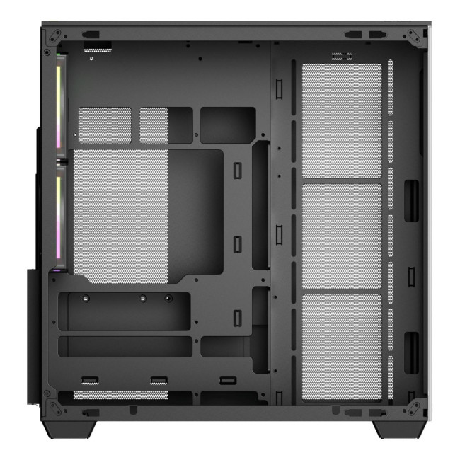 Корпус для комп'ютера ATX W/O PSU DELTA C74 ARGB чорний (DELTA-C74-BKD200XX-GL) OCYPUS