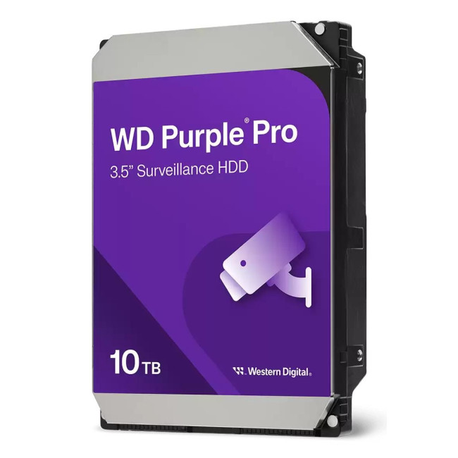 Запам’ятовувальний пристрій на жорстких дисках (HDD) SATA 10TB 7200RPM 512MB PURPLE PRO WD102PURP WDC