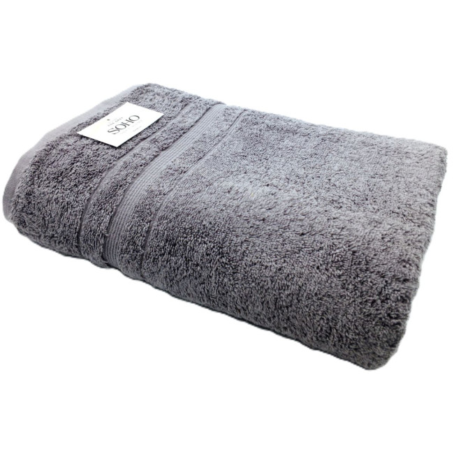 Рушник банний Soho 50х90 см 100% бавовна Fox Gray 