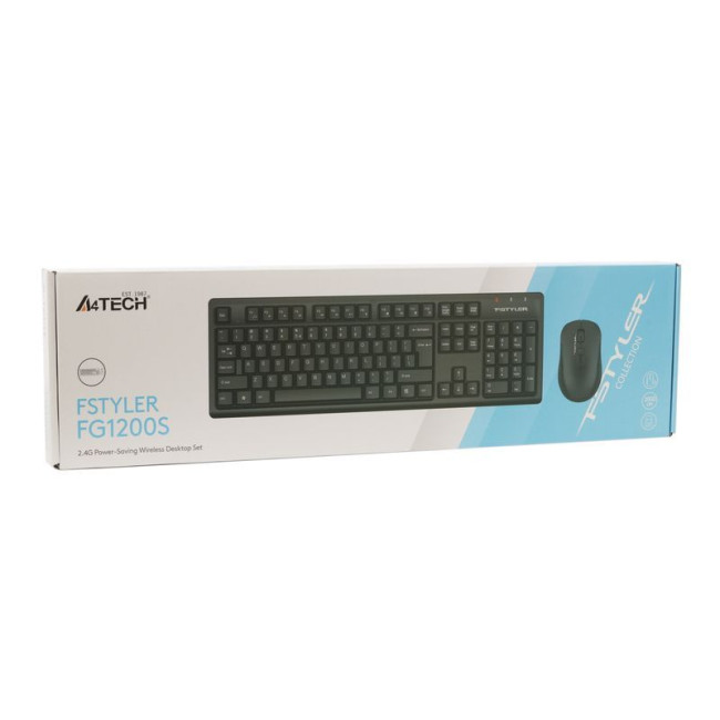 Комплект бездротовий Fstyler клавіатура+миша безшумна, USB