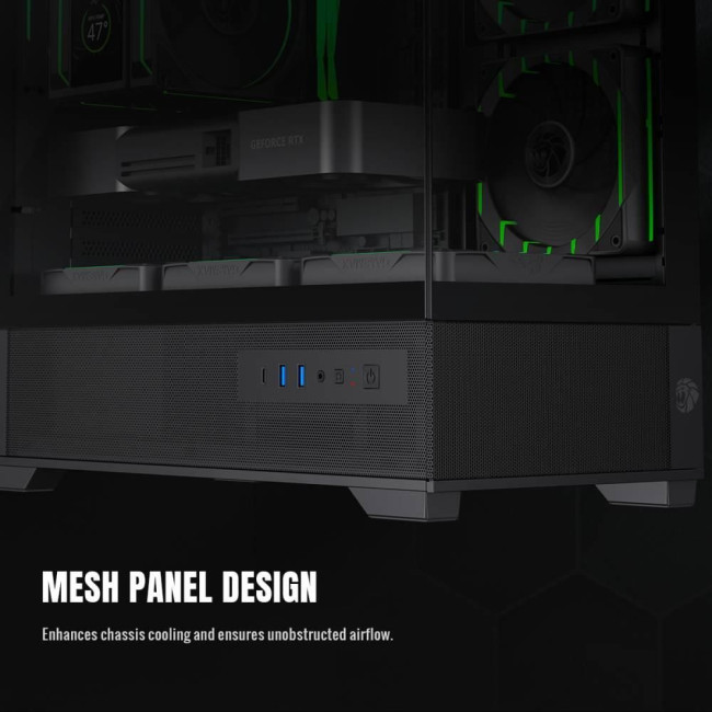 Корпус для комп'ютера MATX W/O PSU VISTA 2 MB GAMEMAX