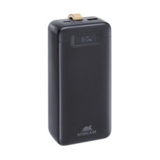 Портативний зарядний пристрій, 30000 mA, PD 65W, з LCD, чорний