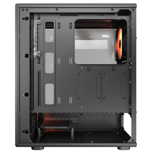 Ігровий корпус, 3*120mm ARGB, 1*120mm ARGB вентилятори передвстановлені, ATX/mATX/mini-ITX, скляне вікно