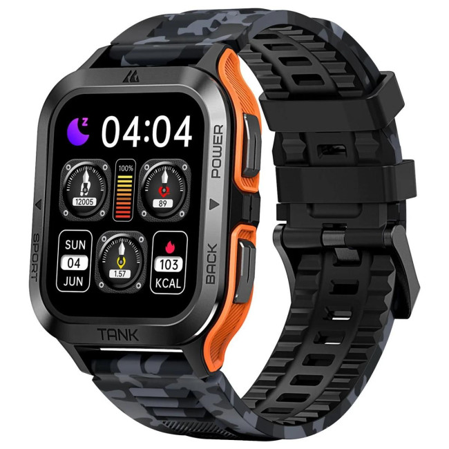Змінний ремінець KOSPET CAMO GREY/BLACK 22MM