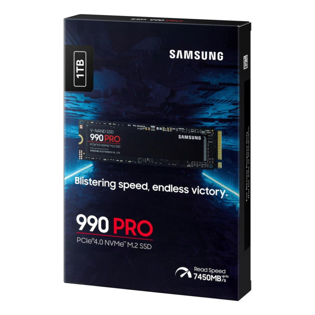 Твердотільний запам’ятовувальний пристрій накопичувач (SSD) G4 M.2 NVME 1TB 990 PRO MZ-V9P1T0BW SAMSUNG