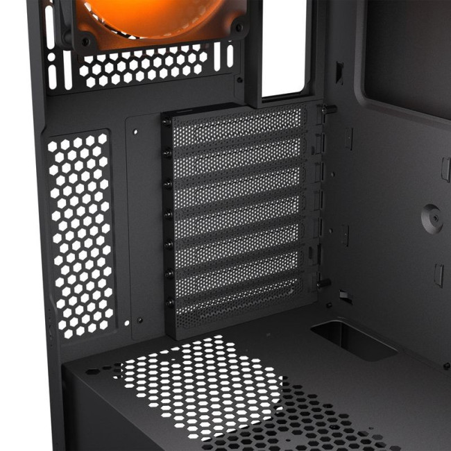 Ігровий корпус, 2*180mm ARGB, 1*120mm ARGB вентилятори передвстановлені, ATX/mATX/mini-ITX, скляне вікно