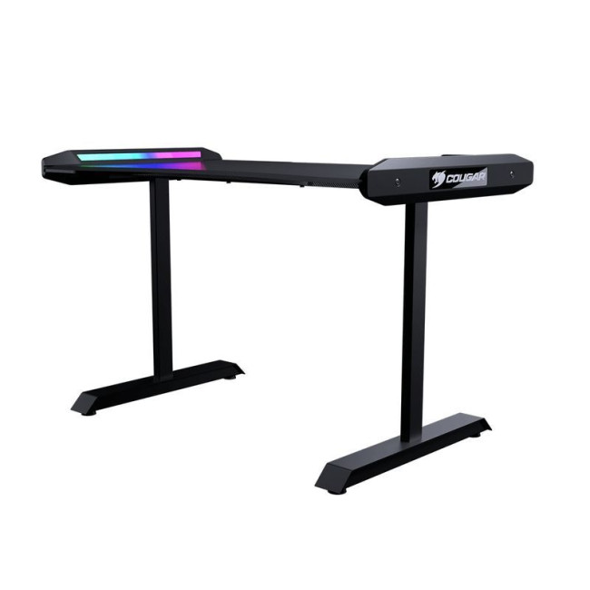 Стіл для геймера, ергономічний дизайн, USB 3,0/Audio хаб, RGB підсвічування, висота 810 мм