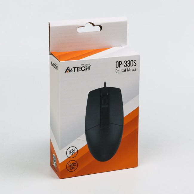 Миша дротова безшумна USB, 1200 DPI