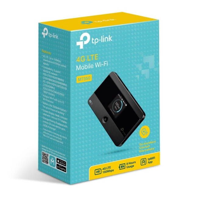 Мобільний бездротовий LTE-Advanced маршрутизатор, M7350 TP-LINK