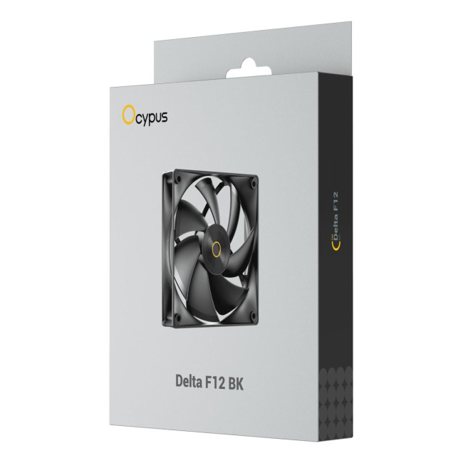 Корпусний вентилятор 120MM DELTA F12 BK (DELTA-F12-BK1NM00X-GL) OCYPUS