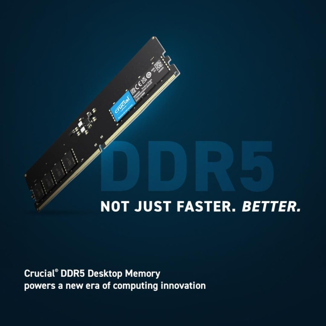 Модуль пам'яті 16GB DDR5-5600 CT16G56C46U5 CRUCIAL