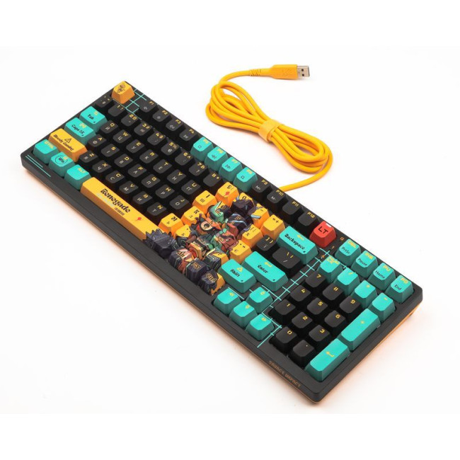 Клавіатура оптична ігрова, USB, RGB підсвічування, Alpha Optical Switch