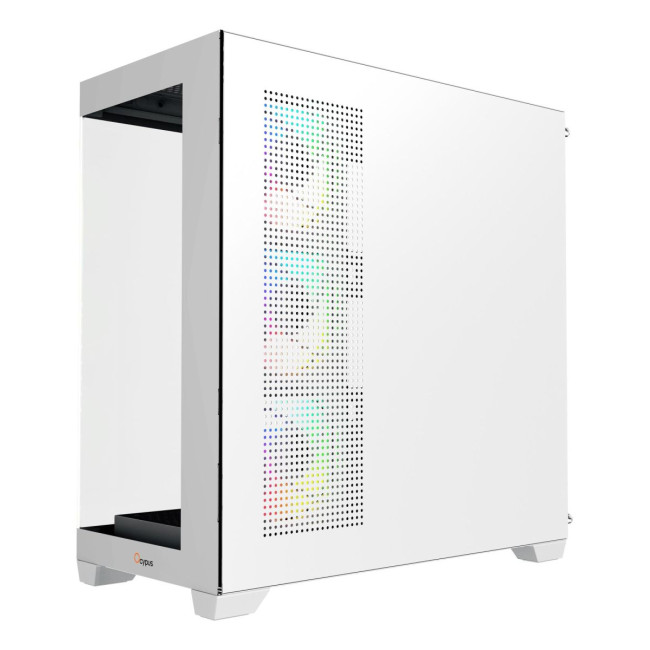 Корпус для комп'ютера ATX W/O PSU GAMMA C72 WH ARGB (GAMMA-C72-WHD400XX-GL) OCYPUS