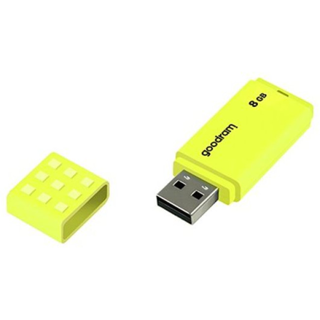Flash Drive Goodram USB 8GB UME2 (UME2-0080Y0R11) Yellow 