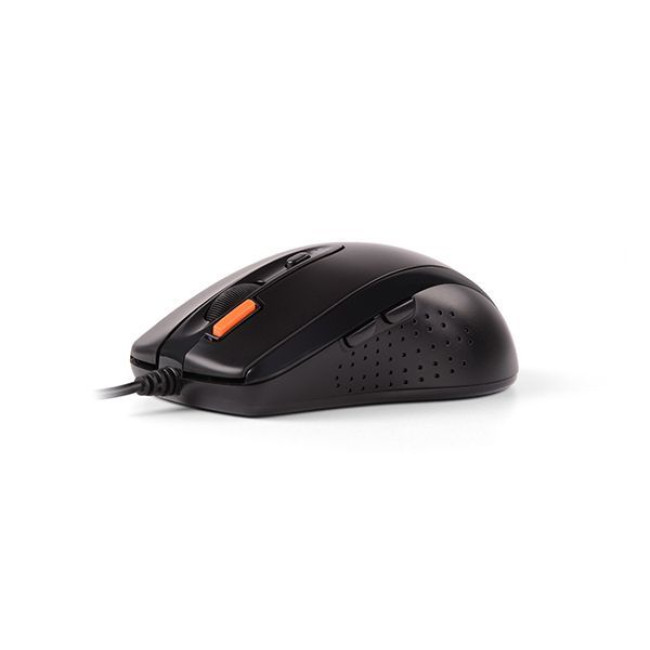 Миша дротова безшумна, V-Track, USB, 1600 dpi