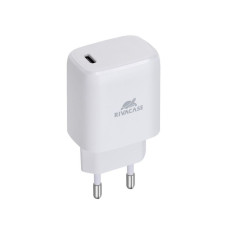Мережевий зарядний пристрій, 1 USB Type-C, PD 20 Вт, білий