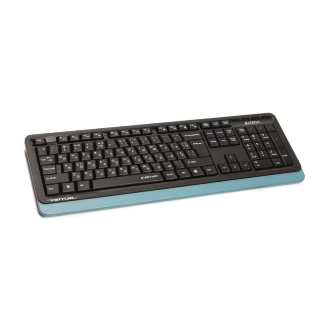 Комплект бездротовий Fstyler клавіатура+миша, чорно-синій, USB