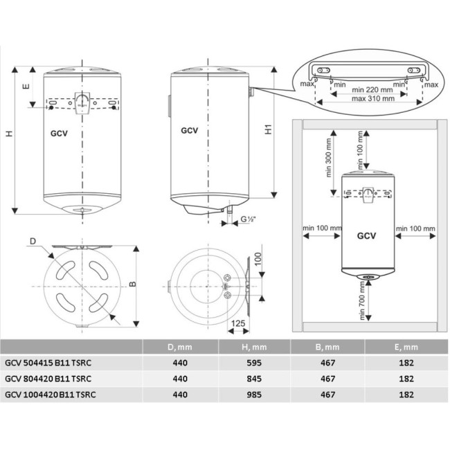 Водонагрівач Tesy Bilight GCV 804420 B11 TSRC 