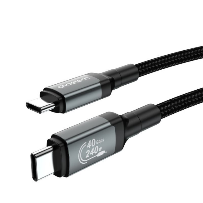 Кабель USB4.Gen 3, 40 Gbps, 240w, C-тато/C-тато, 1.2 м, преміум