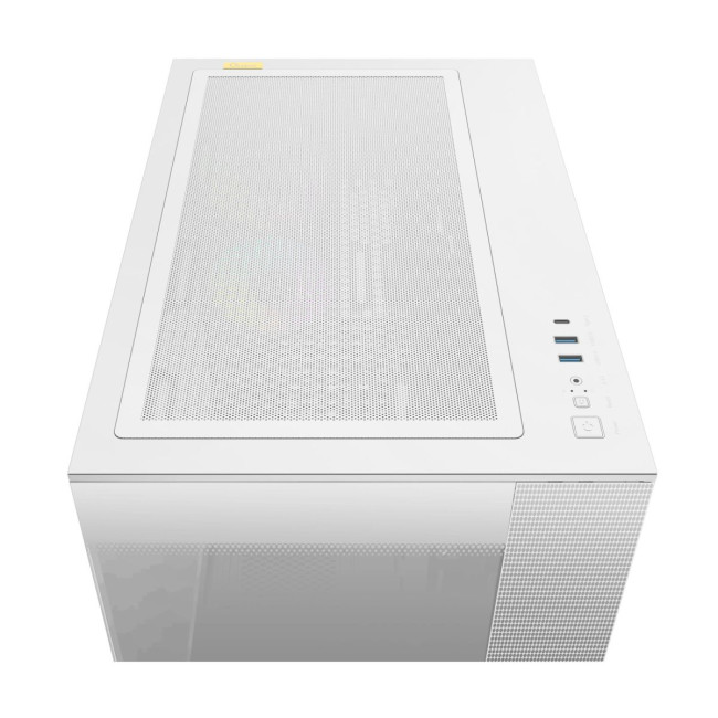 Корпус для комп'ютера ATX W/O PSU DELTA C74 ARGB білий (DELTA-C74-WHD200XX-GL) OCYPUS