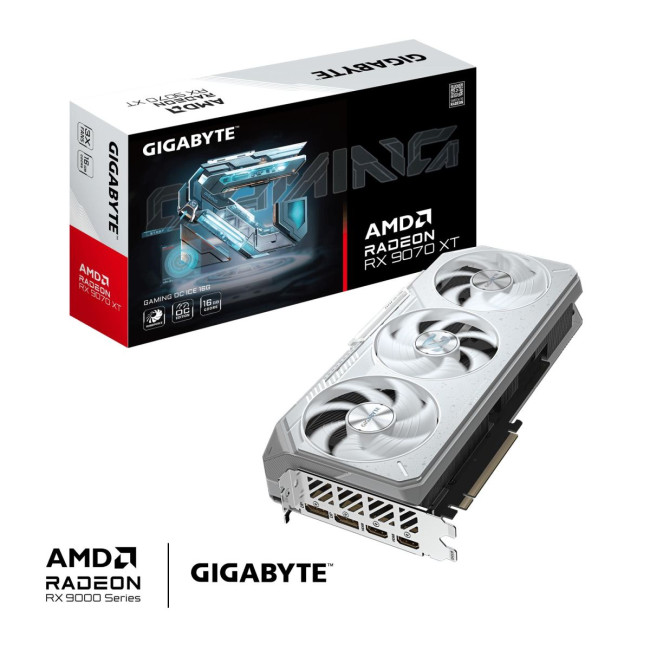 Відеокарта PCIE16 RX9070XT 16GB GDDR6 R907XGAMINGOCICE-16GD GIGABYTE