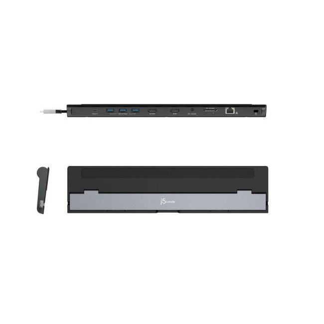 Док станція USB-C 10-в-1 (HDMI/PD/USB-A/USB-C/LAN/картридер/аудіо)
