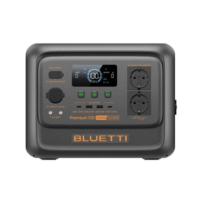 Портативна зарядна станція 2000W PREMIUM 100 V2 BLUETTI