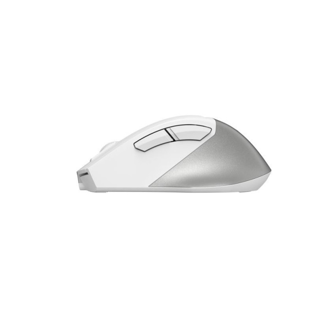 Миша бездротова безшумна Fstyler, Bluetooth / 2.4 ГГц, вбудований акумулятор, 2000DPI, сірий+білий