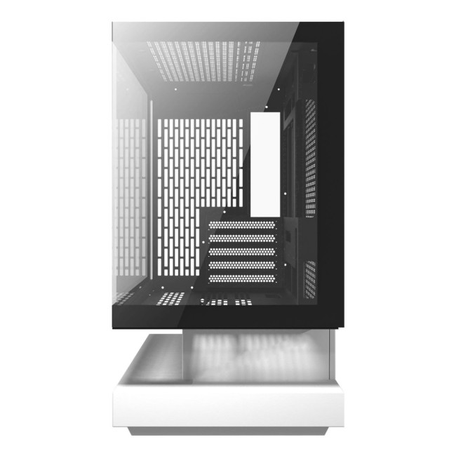 CASE MINITOWER MATX W/O PSU/F1 WHITE DARK FLASH