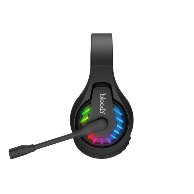 Ігрові навушники з мікрофоном, Neon LED Bluetooth + 2.4GHz + 3.5 jack
