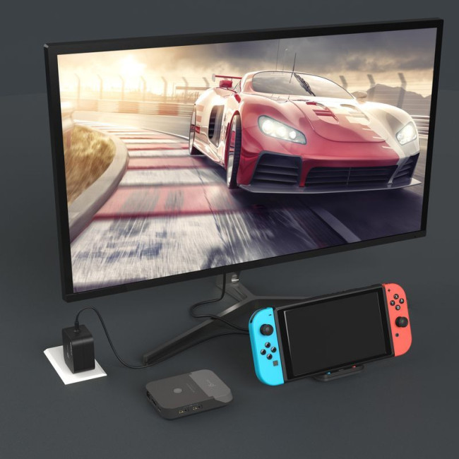 Док станція Nintendo Switch (HDMI/PD/USB-A/USB-C/LAN)
