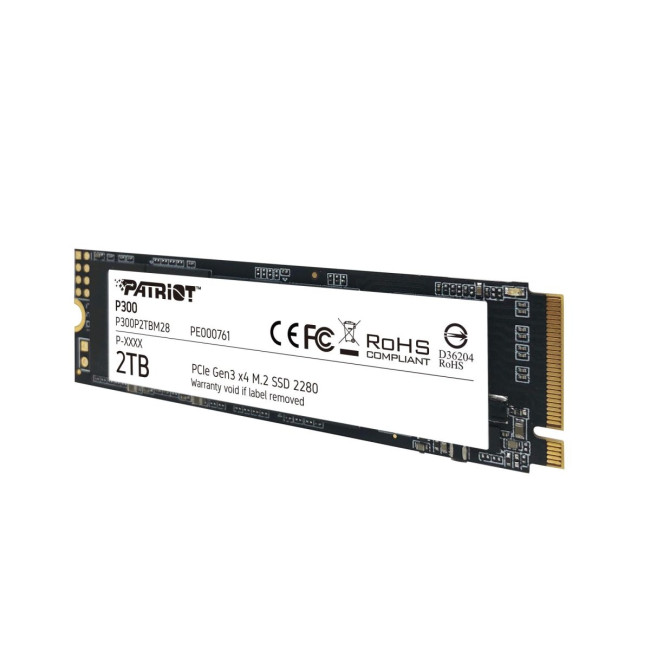 Твердотільний запам’ятовувальний пристрій накопичувач (SSD) M.2 2280 2TB P300 P300P2TBM28 PATRIOT