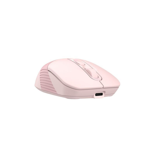 Миша бездротова Fstyler, Bluetooth / 2.4 ГГц, вбудований акумулятор, 2000 DPI, USB, рожевий