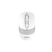 Миша бездротова безшумна Fstyler, Bluetooth / 2.4 ГГц, вбудований акумулятор, 2000 DPI, білий
