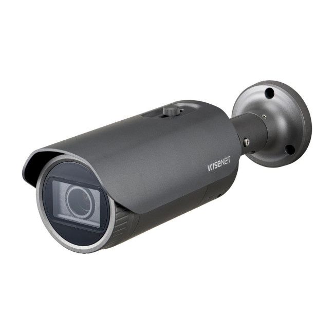 Мережева камера циліндрична 5MP @ 30fps, motorized vari-focal lens 3.1x (3.2 ~ 10.0mm) (100°~31°) QNO-8080R HANWHA VISION