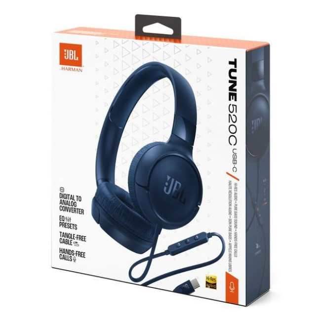 Навушники JBL JBLT520CBLU