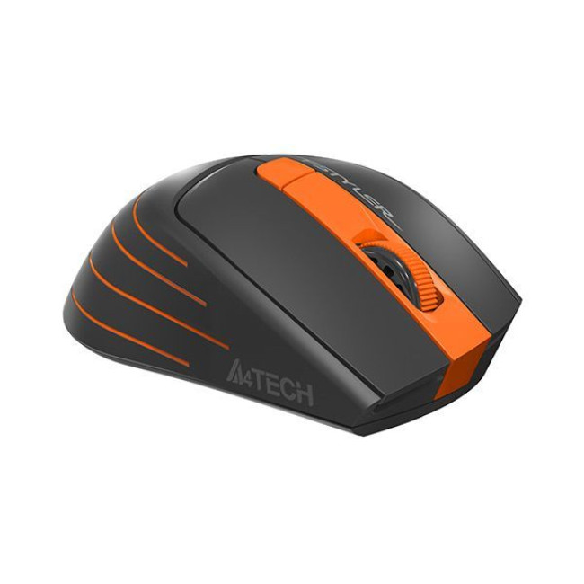 Миша бездротова A4tech Fstyler, USB, 2000 dpi, помаранчевий