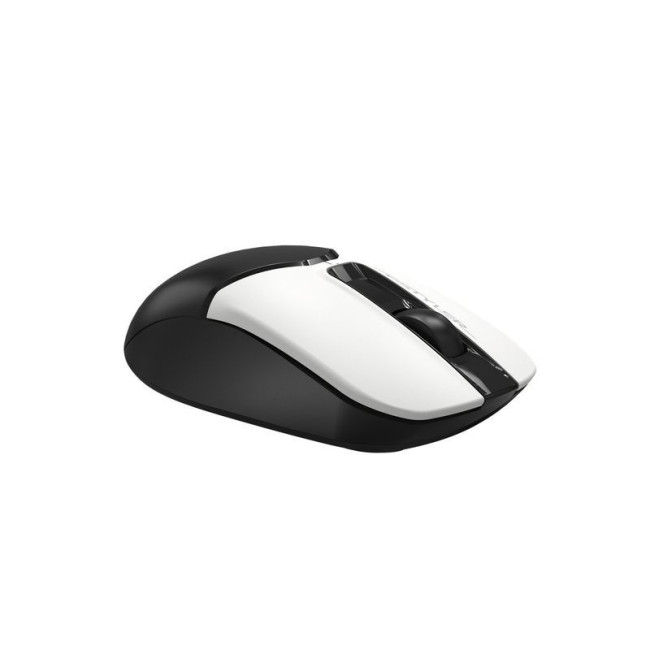 Миша бездротова безшумна Fstyler, Bluetooth / 2.4 ГГц, чорний + білий