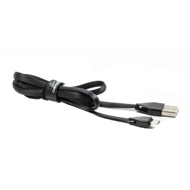 Кабель Cablexpert CCPB-M-USB-01BK, USB 2.0 A-тато/Micro B-тато, 1,0 м.