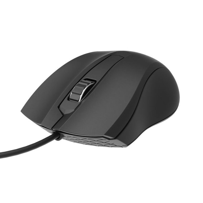 Оптична миша, USB інтерфейс, 1000 dpi, чорний