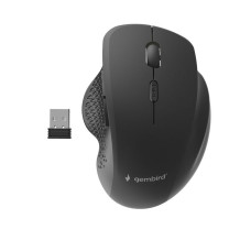 Бездротова оптична миша, USB, 1600 dpi, 6 кнопок, чорна