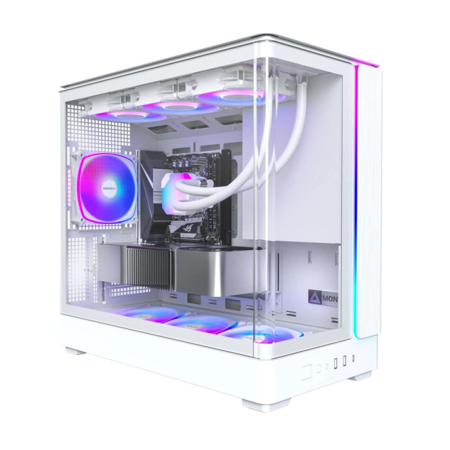 Корпус ATX W/O PSU KING 15 PRO (W) MONTECH