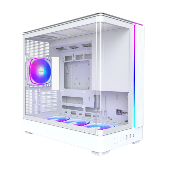 Корпус ATX W/O PSU KING 15 PRO (W) MONTECH