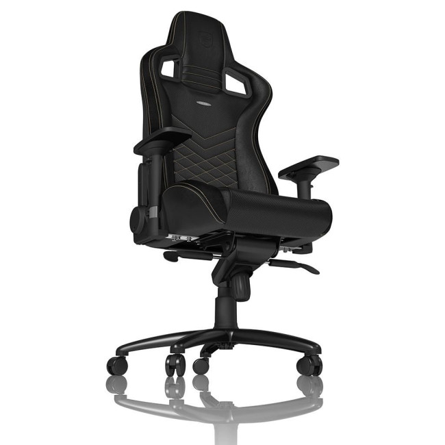 Ігрове крісло Noblechairs EPIC штучна шкіра, чорний/золотий