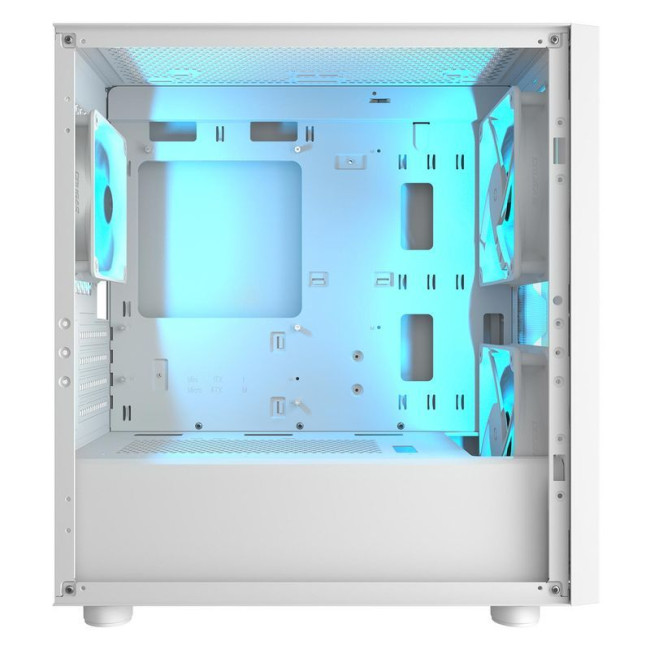 Ігровий корпус, 2*140mm, 1*120mm ARGB вентилятори передвстановлені, mATX/mini-ITX, USB3.0 x 2, USB3.0x2, USB2.0x1, Audio x1, скляне вікно