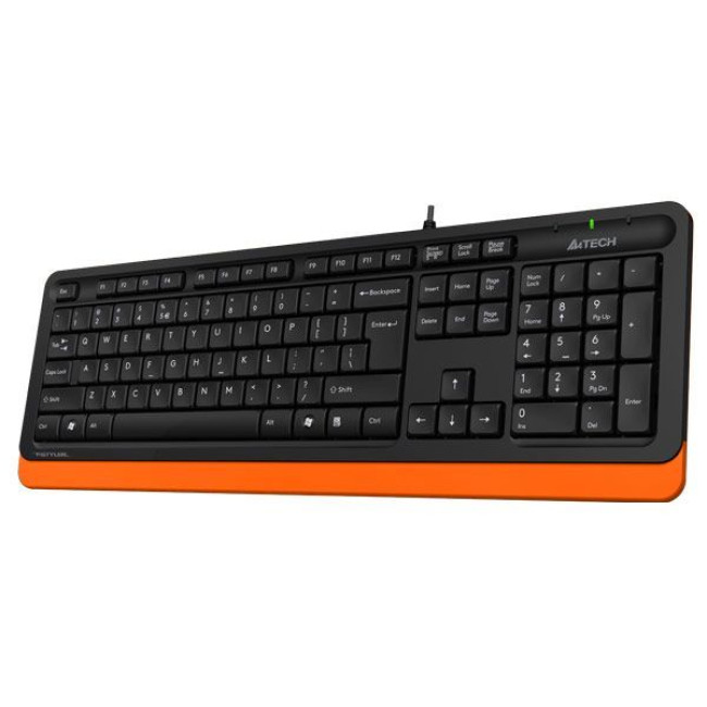 Клавіатура Fstyler Sleek MMedia Comfort, USB, помаранчевий