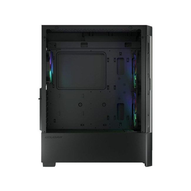 Ігровий корпус, 2*140mm RGB, 1*120mm RGB вентилятори передвстановлені, ATX/mATX/mini-ITX, скляне вікно
