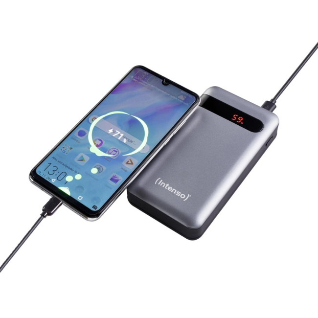 Портативний зарядний пристрій USB 20000MAH QC3.0 ANTHRACITE PD20000 INTENSO